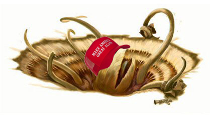 Sinkhole Reveals Sarlacc On White House Lawn