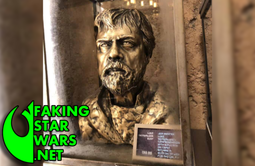 Jake Skywalker Loves His New Disneyland Bust