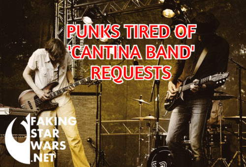 Punk Band Sick of Hearing Requests For 'Cantina Band'