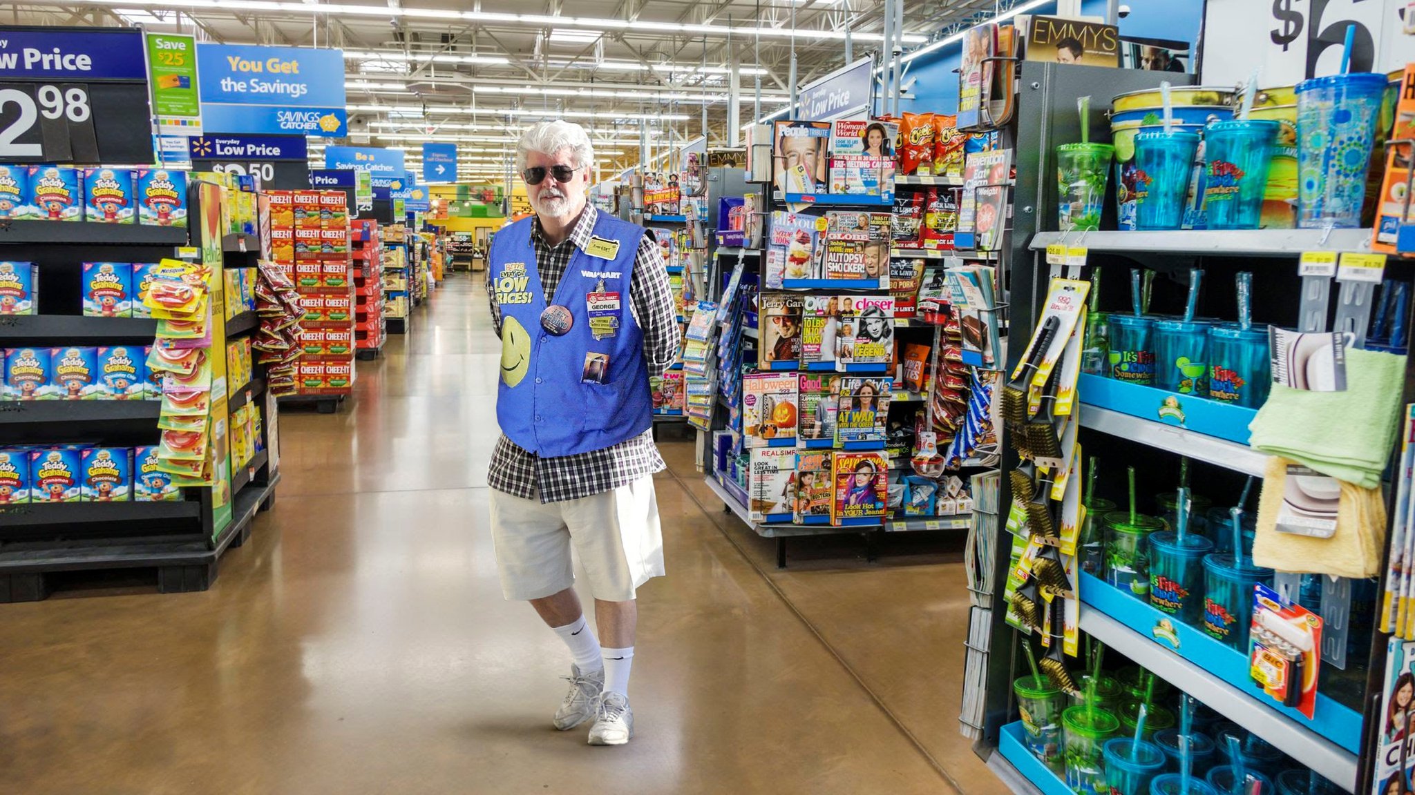George Lucas Spotted Working as Walmart Greeter - Faking Star Wars