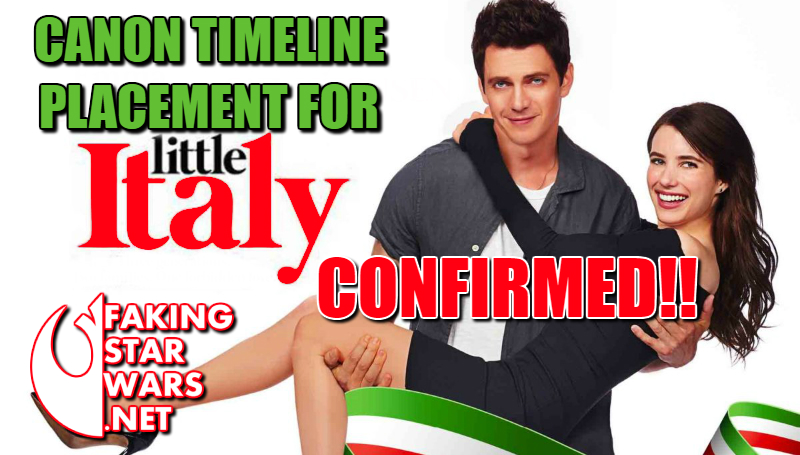 Lucasfilm S Matt Martin Confirms Little Italy Canon Timeline Placement Faking Star Wars